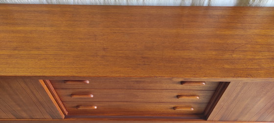Image 1 of Dressoir van teakhout in Scandinavische stijl - Arnø meubels - jaren 1950/60