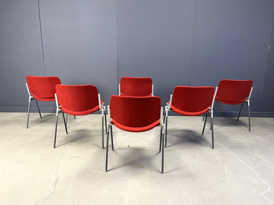 Image 1 of Vintage DSC 106 Side Chairs by Giancarlo Piretti for Castelli, 1970s - set of 6