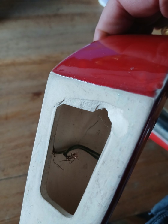 Image 1 of Art Deco ceramic wall lights from the 1950s and 60s