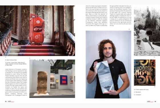 Image 1 of Karl LAGASSE - Nuevo Arte Dólar 40 - Serigrafía del Artista