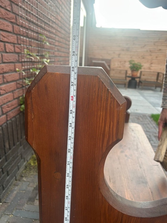 Image 1 of Antiek/vintage kerkbankje 