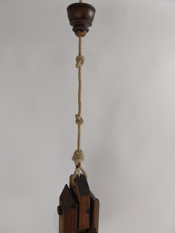 Image 1 of 1 x Temde 803 lampada a sospensione brutalista anni '70