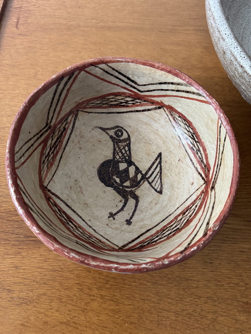 Antique Berber Ceramic Vide Poche