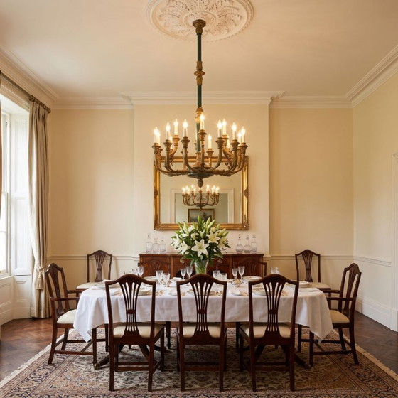 Chandelier in Gilded Bronze and Green Lacquered Metal 18 Bulbs, Italy Early 20th Century (photo 3 of 18)