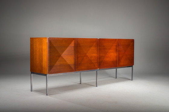 Image 1 of Aparador Diamond Point de caoba por Antoine Philippon y Jacqueline Lecoq para Behr, 1964