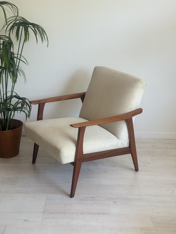 Image 1 of Vintage Danish Easy Chairs Armchairs 1960s