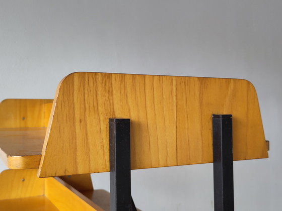 Image 1 of 1950s library cabinet room divider