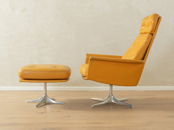 Sillón SEDIA con reposapiés, Horst Brüning para Cor – Sillones, Cromo, Cuero (photo 4 of 10)
