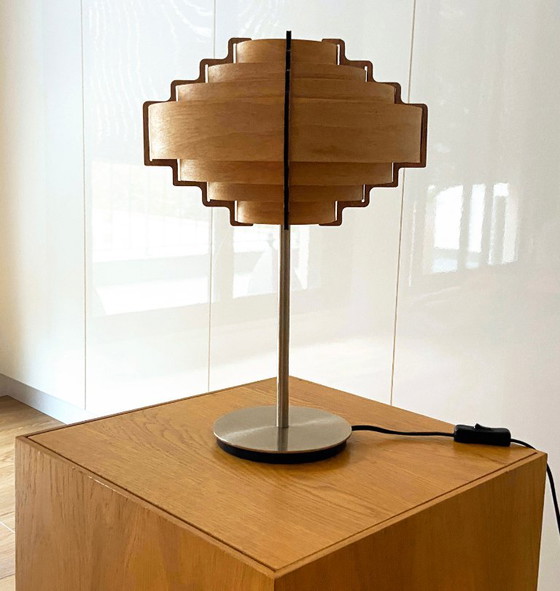 Retro Scandinavische Lampenkap – The Retrograde, Tafellampen, Wood (photo 10 of 12)