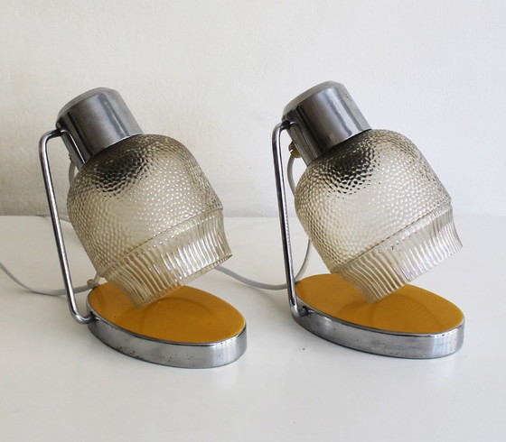 Image 1 of Paire de lampes de table Drupol des années 1950, modèle 21620