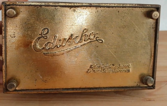 Vecchia lattina di caffè Eduscho Scatola di latta vintage da collezione – Oggetti decorativi, Metallo (photo 9 of 10)