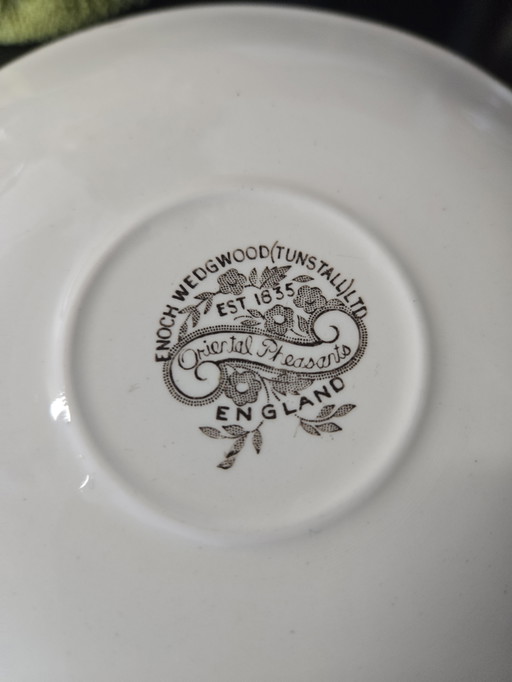 6x bol pour bol à soupe Wedgwood oriental pheasants colour