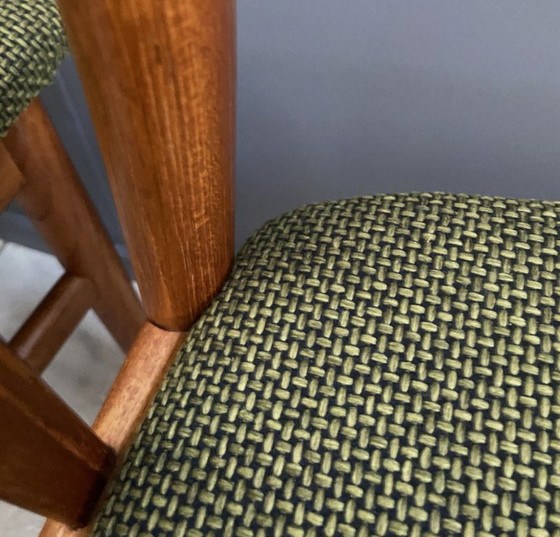 6 sedie da pranzo in teak di Kai Kristiansen per Schou Andersen Denmark – Textile, Wood (photo 4 of 10)