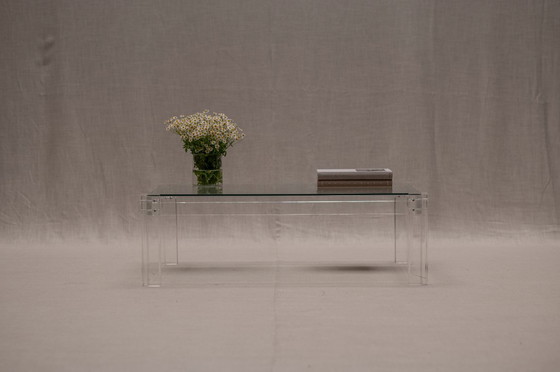 Image 1 of Minimalist Plexiglass Coffee Table, 1970s