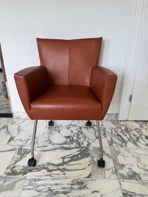 6 Design On Stock Moka Eetkamerstoelen – Leather