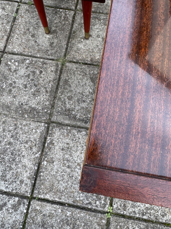 Coppia di Comodini Vintage in Laminato – Legno, Ottone (photo 5 of 12)