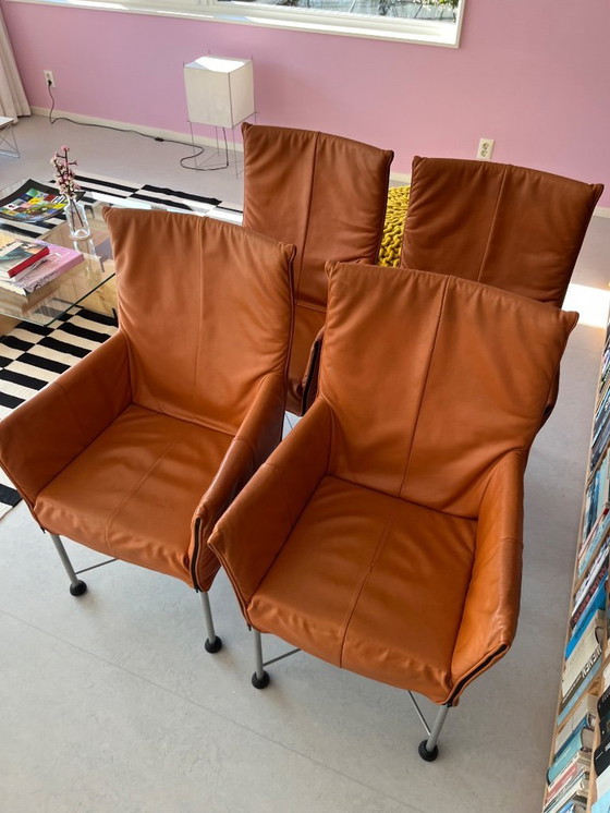 Image 1 of 4 Montis Chaplin stoelen + tafelpnderstel