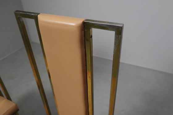 Image 1 of  Juego de 6 sillas de comedor de Renato Zevi, Italia años 70