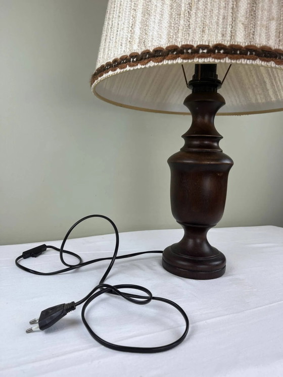 Grande lampada d'ambiente bohémien vintage – Lampade da tavolo, Wood (photo 9 of 12)
