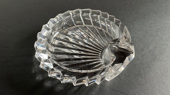Image 1 of CENDRIER Cristal VINTAGE Forme Coquillage
