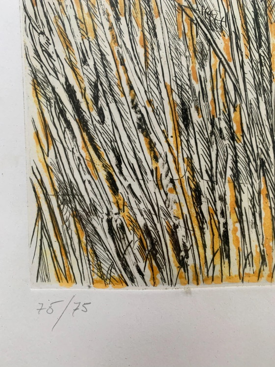 Lithographie de Remo Brindisi, années 1980, Peintures et dessins (photo 4 sur 4)