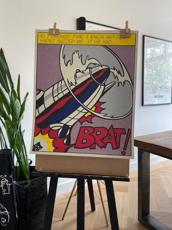 Image 1 of Roy Lichtenstein (1923-1997), Mentre aprivo il fuoco, 1964, Copyright R. Lichtenstein c/o Beeldrecht Amstelveen, Stedelijk Museu