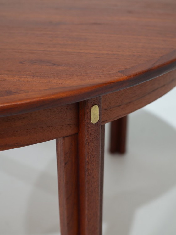 XL Børge Mogensen uitschuifbare eettafel teak Deens 1960s, Hout, Bruin, Mid Century Modern (foto 11 van 15)