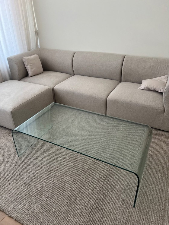 Image 1 of Vintage Fiam waterfall coffee table
