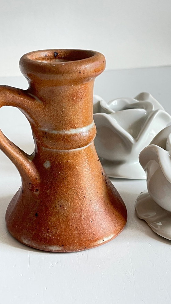 Image 1 of Candelieri d'epoca in porcellana e gres