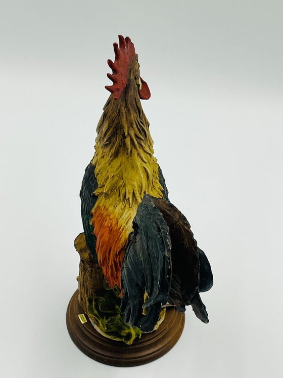 Escultura Gallo en polvo de alabastro Giuseppe Armani, Guiseppe Armani, Objetos decorativos, Cerámica, Madera (foto 5 de 14)