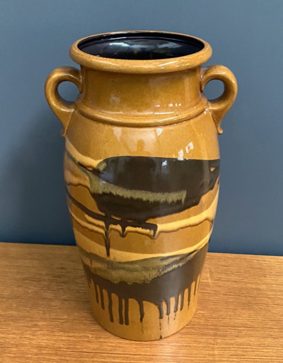 Image 1 of Xl Scheurich vase brown model 220-44 1970s