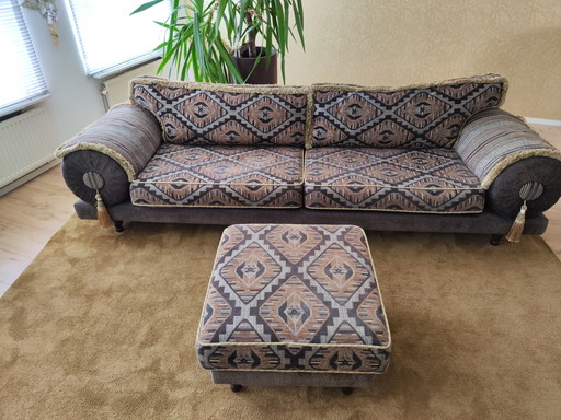 Vierzitter Met Bijbehorende Poef Casablanca Van DSCO