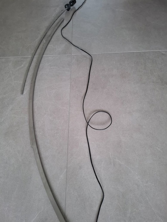 Image 1 of Flos Arco - Vloerlamp aluminium/geborsteld/geolijst/marmer wit/