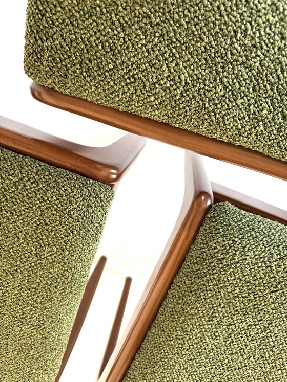 Image 1 of 4x restored Danish dining chair '60