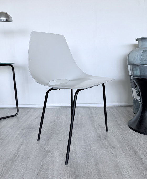 Image 1 of 4x chaises Tonneau vintage design by Pierre Guariche