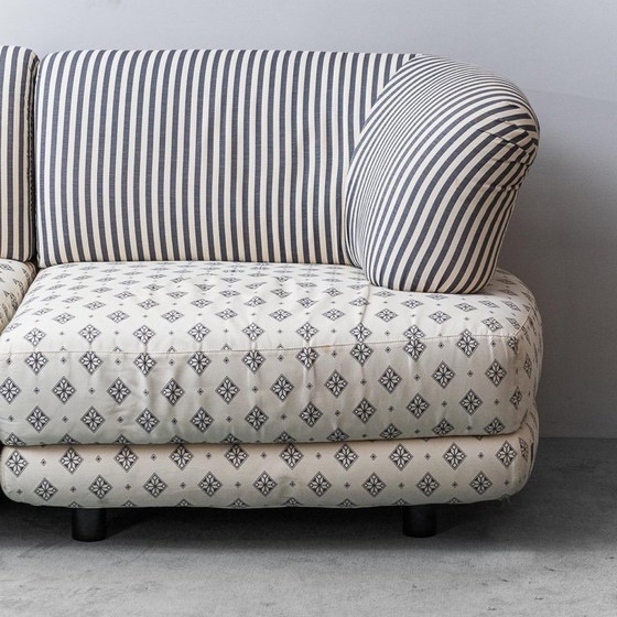 Image 1 of DIVANO COMPONIBILE A 4 ELEMENTI DI BUSNELLI ITALIA DEGLI ANNI '70 MODERNISMO VINTAGE