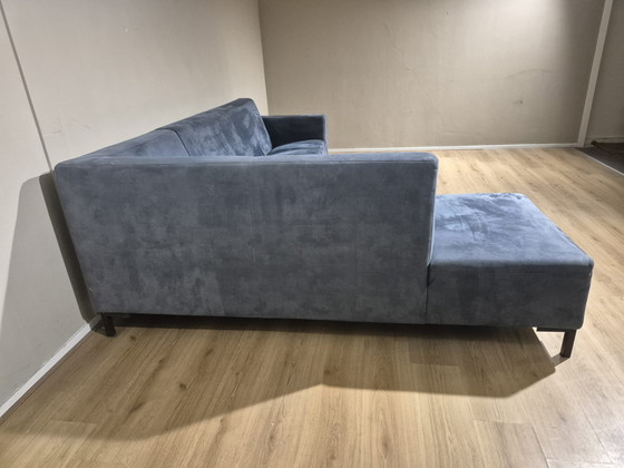 Image 1 of Montel Custom - Divano angolare - Velluto - Blu - Design