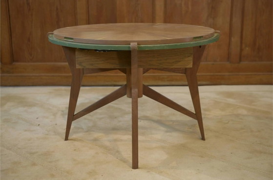Game table / side table in oak from the 1940s. – Wood, Vintage (photo 14 of 14)