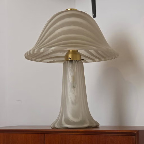 Peill & Putzler Murano Mushroom Table Lamp 70s – Murano Glass, Brass, Vintage (photo 7 of 16)