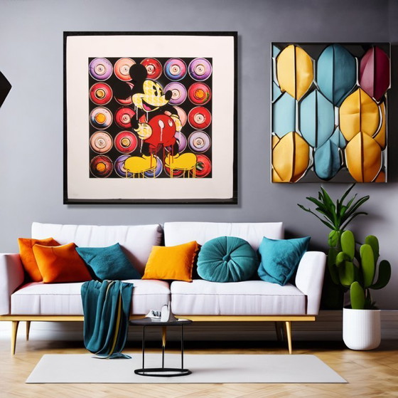 Image 1 of Allen, Ben - Popaganda Cans Mickey E.A. - Deluxe - Giclée - firmato a mano