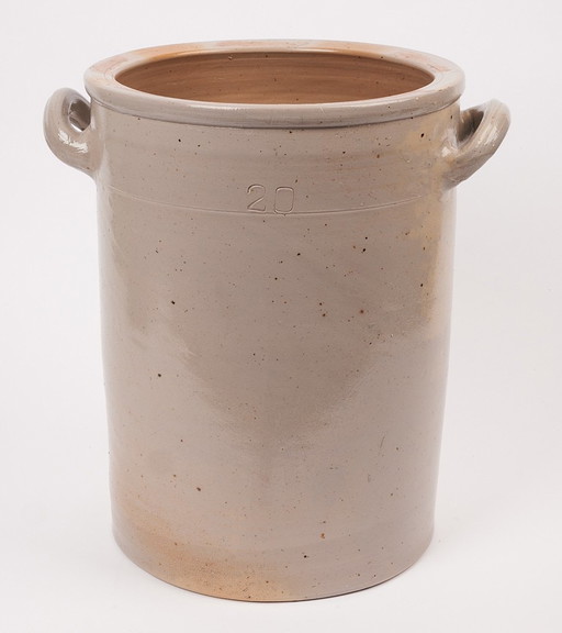 Large earthenware pot - sauerkraut pot 20 liters