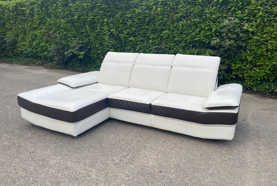 Image 1 of Schönes Chateau d'Ax Echtes Leder Ecksofa