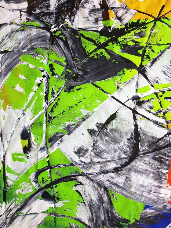 Image 1 of Jürgen Angeler - Green Gemstone - 200 x 140 cm