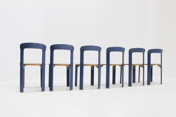 Image 1 of Vintage Bruno Rey dining chairs model 3300 set of 6