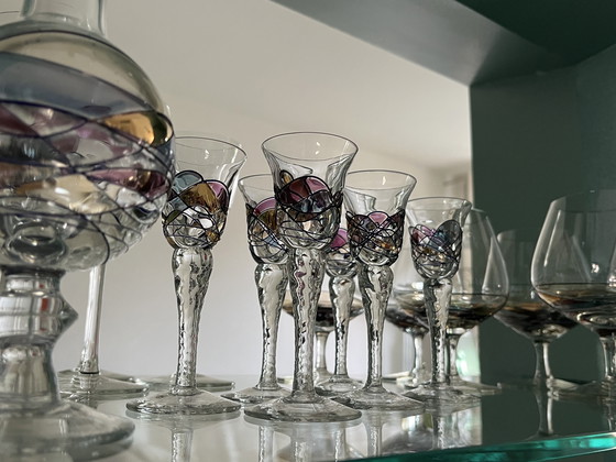 Image 1 of Gläserset, Karaffe, Schnapsgläser, Weingläser, Cognacgläser