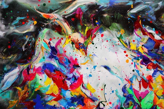 Image 1 of Kspersee - Tela originale vibrante 116x89cm