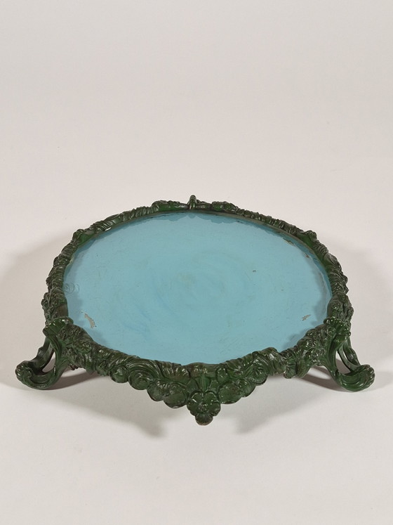 Centrotavola antico in metallo esotico vittoriano del XIX secolo – Oggetti decorativi, Glass (photo 10 of 15)