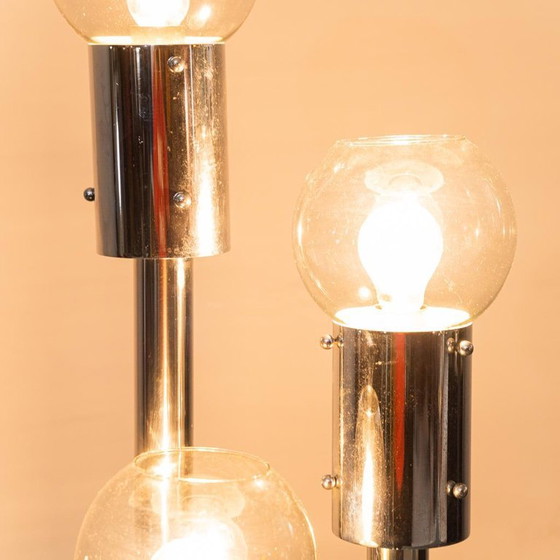 Image 1 of LAMPADA DA TERRA 3 LUCI ANNI '70 VINTAGE MODERNARIATO