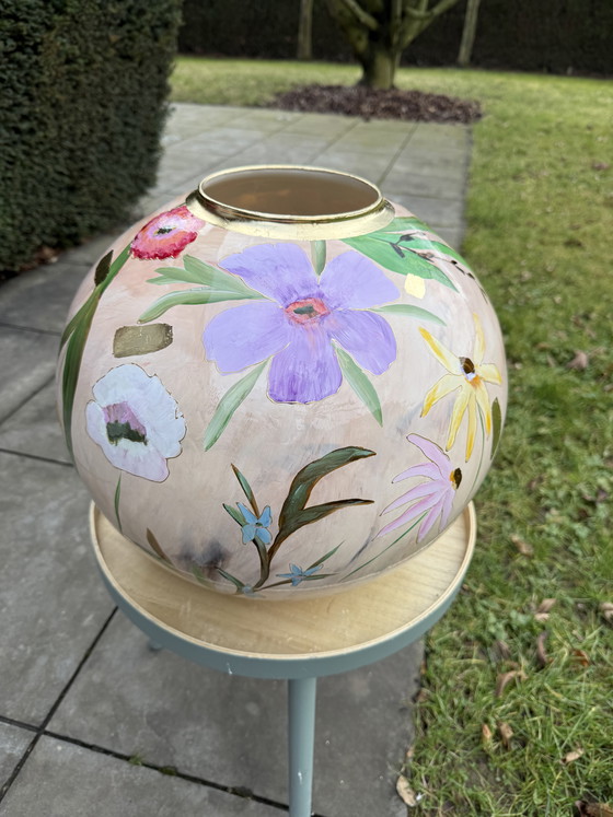 Image 1 of Vaso XL nuovo dipinto a mano VIBE Art