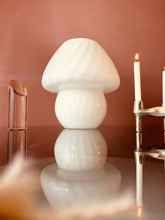 Image 1 of Lámpara de mesa con forma de hongo en espiral de Peill & Putzler